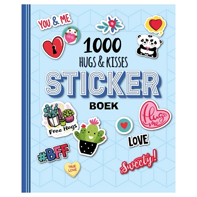 Stickerboek 1000 Hugs & Kisses