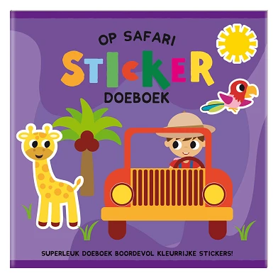 On Safari Sticker-Aktivitätsbuch