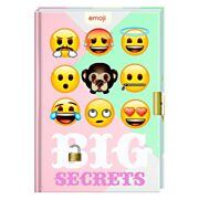 Tagebuch mit Schloss Emoji BIG Secrets