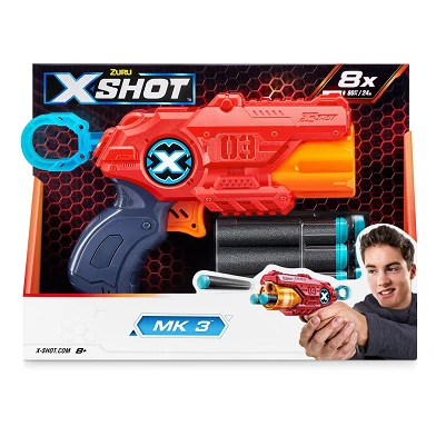 X-Shot Dartpistole mit 8 Pfeilen