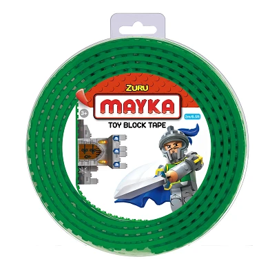 Mayka Block Tape Groen, 4-nops 2 meter