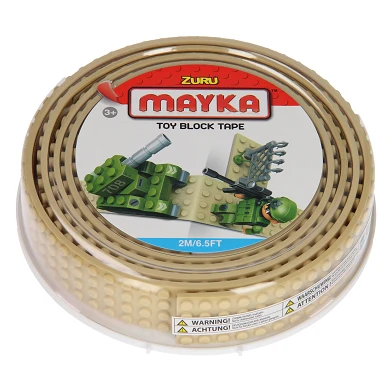 Mayka Block Tape Zandkleur, 4-nops 2 meter
