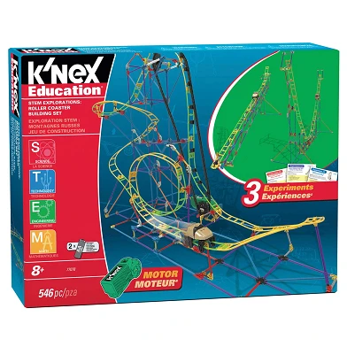 K'Nex Achterbahn bauen und lernen