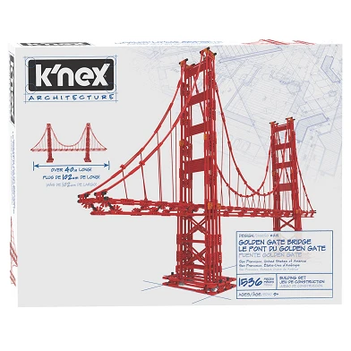 Ensemble de construction K'Nex Architecture - Golden Gate Bridge, 1536 pcs.