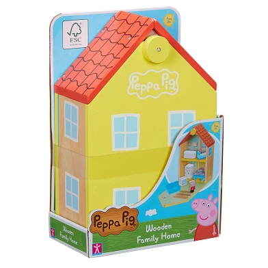 Maison de poupée en bois Peppa Pig avec accessoires