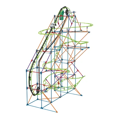 K'Nex Thrill Rides Typhoon Frenzy Roller Coaster, 649dlg.