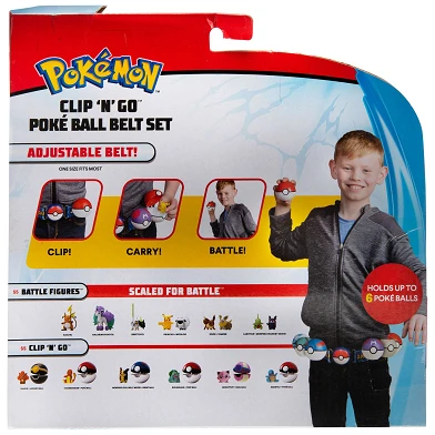 Pokémon Clip n Go Ballgürtel-Set Squirtle