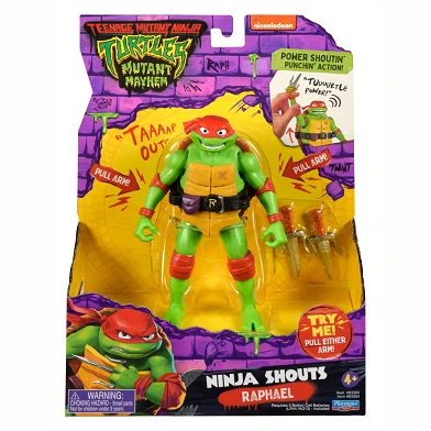 Teenage Mutant Ninja Turtles Ninja Shouts Figur – Raphael