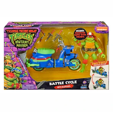 Teenage Mutant Ninja Turtles Battle Cycle Scooter met Raphael