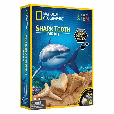 National Geographic Set zur Zählung der Haifischzähne