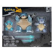 Pokemon Evolution Multipack Figuren – Squirtle, Wartortle & Blastoise