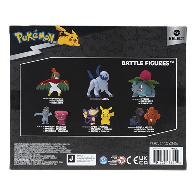 Pokemon Evolution Multipack Speelfiguren - Eevee, Jolteon, Flareon & Vaporeon
