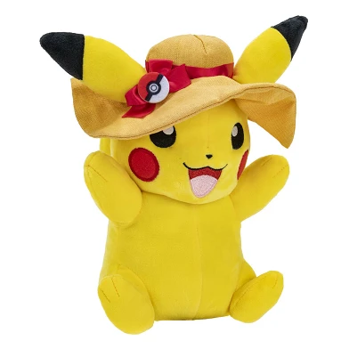 Pokemon Pluchen Zomer Knuffel - Pikachu, 20cm