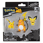 Pokemon Evolution Multipack Figuren – Pichu, Pikachu & Raichu