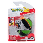 Pokémon Clip 'N' Go Liten & Dusk Ball Spielset, 2-tlg.