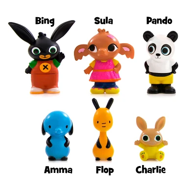 Valise Bing avec 6 figurines