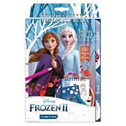 Frozen Skizzen- und Stickerbuch mit Schablonen