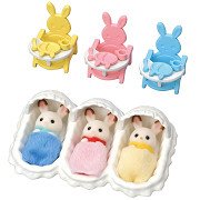 Sylvanian Families 5532 Schokohasen-Drillinge