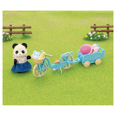 Sylvanian Families 5652 Fahrrad- und Skate-Set Panda Girl