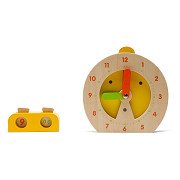 BS Toys Lernuhr aus Holz - Kinderleicht