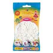 Hama Strijkkralen - Wit (01), 1000st.