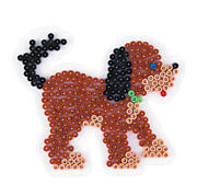 Hama Strijkkralenbordje - Hond