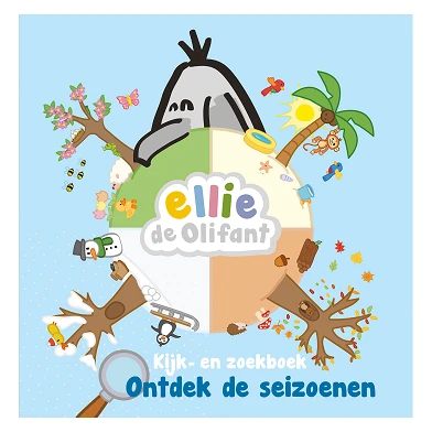 Kijk- en Zoekboek Ellie de Olifant - Ontdek de seizoenen