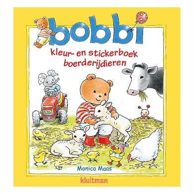 Bobbi Mal- und Stickerbuch Bauernhoftiere