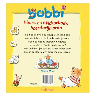 Bobbi Kleur- en Stickerboek Boerderijdieren