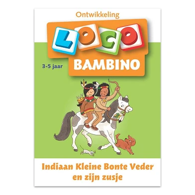 Bambino Loco - Indiaan Kleine Bonte Veder & zijn Zusje (3-5)