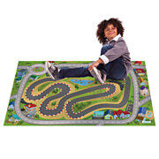 Spielmatte Racetrack Latex, 100x150cm