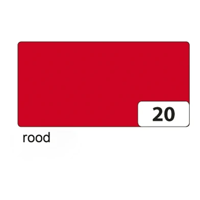 Fotokarton Folia 2zijdig 50x70cm 300gr nr20 rood