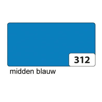 Etalagekarton folia 48x68cm 400gr nr312 middenblauw