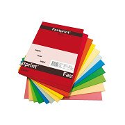 Kopieren Sie Papier Fastprint A4 120gr 10 Farben x10 Blätter 100 Blätter