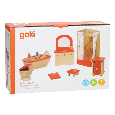 Goki Dollhouse Meubles Salle de bain