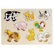 Goki Stud Puzzle Tiere