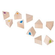 Goki Holz-Memo mit Gewichten, 12St.