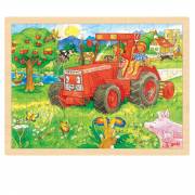 Goki Puzzle Traktor, 96 Teile