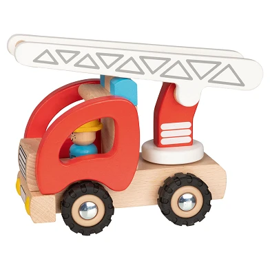 Camion échelle en bois pour pompiers Goki