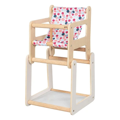 Chaise de poupée en bois Goki avec table 2 en 1
