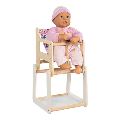Chaise de poupée en bois Goki avec table 2 en 1
