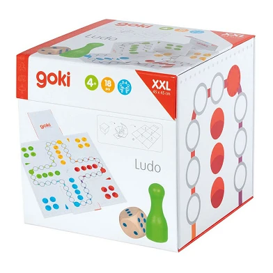 Goki XXL Ludo dans le jeu de société Cube