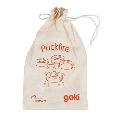 Goki Puckfire Curling-Wurfspiel aus Holz, 7-teilig.
