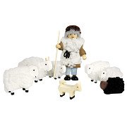 Goki Puppenhaus Hirte + Schaf