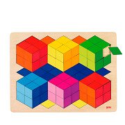 Holz 3D Puzzle - Farbe