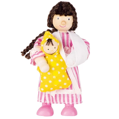 Goki Dollhouse Doll Geduldiges Mädchen