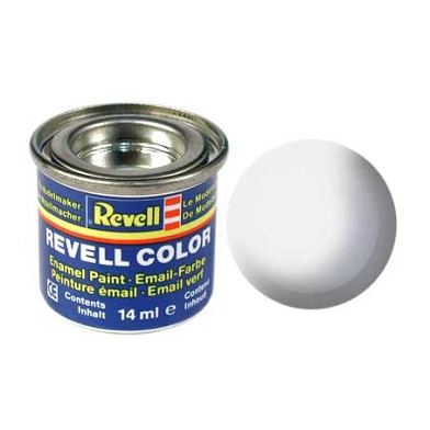 Revell Emaille-Farbe Nr. 301 – Weiß, Seidenmatt