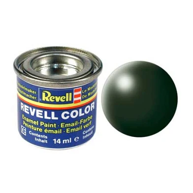 Revell Emaille-Farbe Nr. 363 – Dunkelgrün, seidenmatt