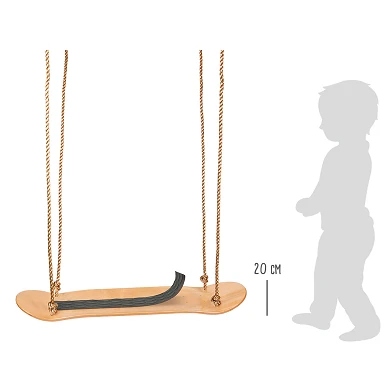 Small Foot - Balançoire en bois pour planche à roulettes