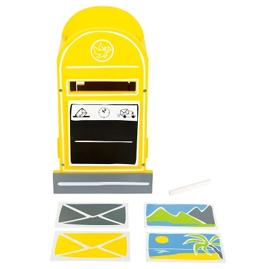 Small Foot - Boîte aux lettres en bois avec accessoires